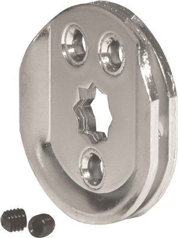 Testina Motore per Rullo Avvolgibili Zincato 47 mm 5 Pezzi - 2
