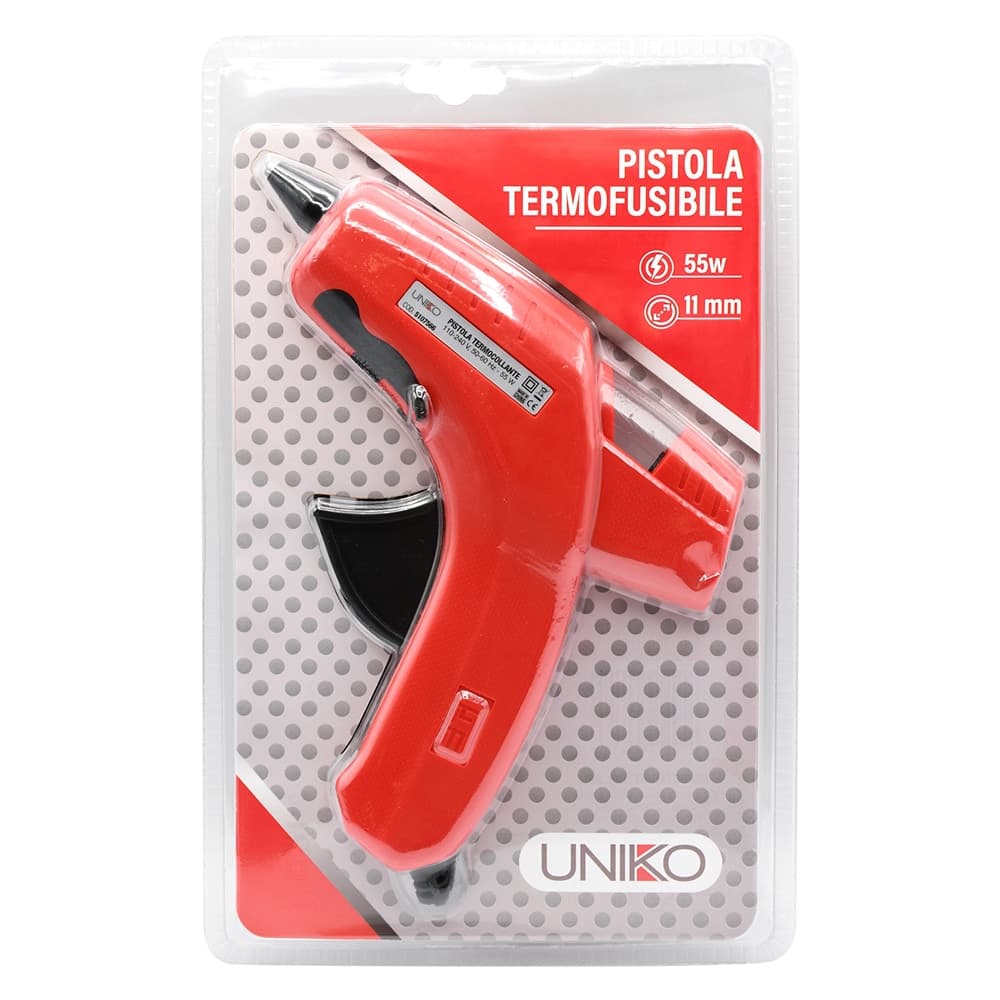 PISTOLA TERMOCOLLANTE 'UNK' 55 W per colla ø mm 11 - 11,5  - UNIKO