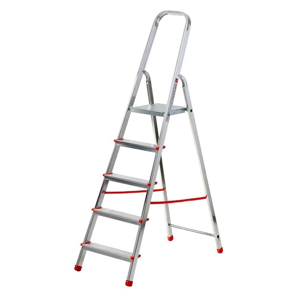 SCALA PER USO DOMESTICO 5 gradini - altezza cm. 99 (pedana) / 161 (totale)  - KASART X GIERRE