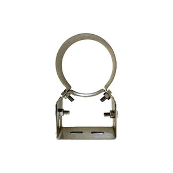 Collare INOX con Staffa per Tubo D 12 cm 5 Pezzi - 2