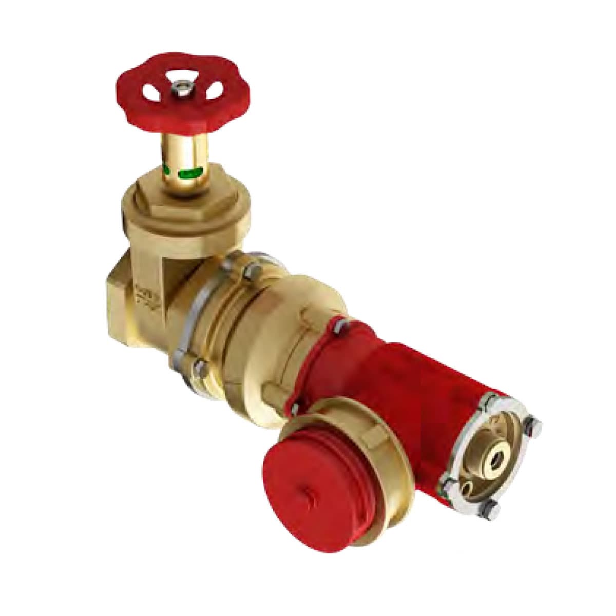 Gruppo Attacco Autopompa Componibile e Orientabile 360° 4 x 1 DN70 MAF - 2