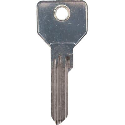 Chiave Piatta 10701 5 Spine Hand Cisa Ottone Nichelato 50 Pezzi - 2
