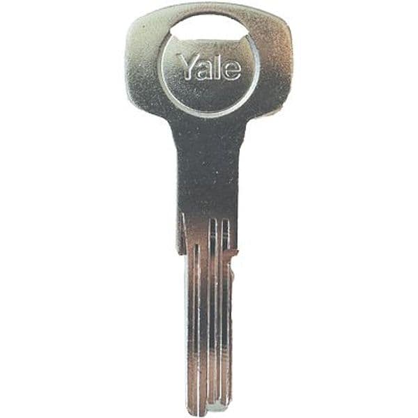 Chiave Punzonata Yale Serie Y1500 Originale Ottone Nichelato 5 8598156 - 2
