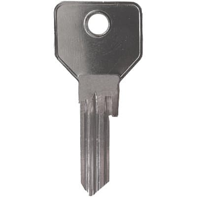 Chiave Piatta 10700 4 Spine Hand Cisa Ottone Nichelato 50 Pezzi - 2