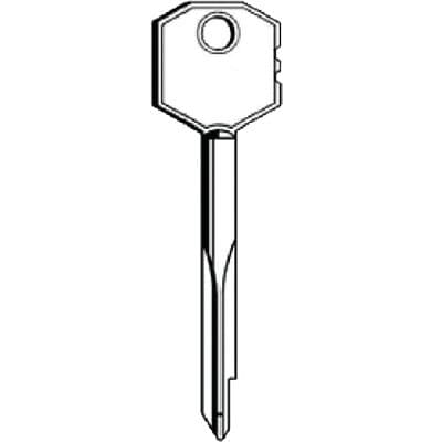 Chiave a Croce Cisa 00210 Originale Acciaio Nichelato 5 Pezzi - 2