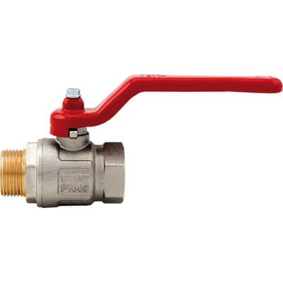 Valvole Sfera Totale con Leva Mf Ideal 091 Itap Ottone Nichelato 11 x 4MF - 2