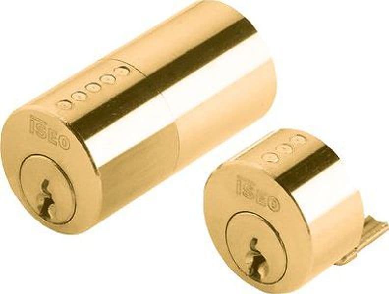 Coppia Cilindri Esterni 854507 Iseo Ottone Chiavi 3 per Serie 52N - 2