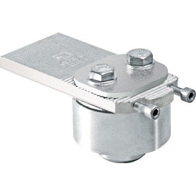 Cardine a Saldare 85 Comunello Zincato con Cuscinetto a Rulli 70 mm - 2
