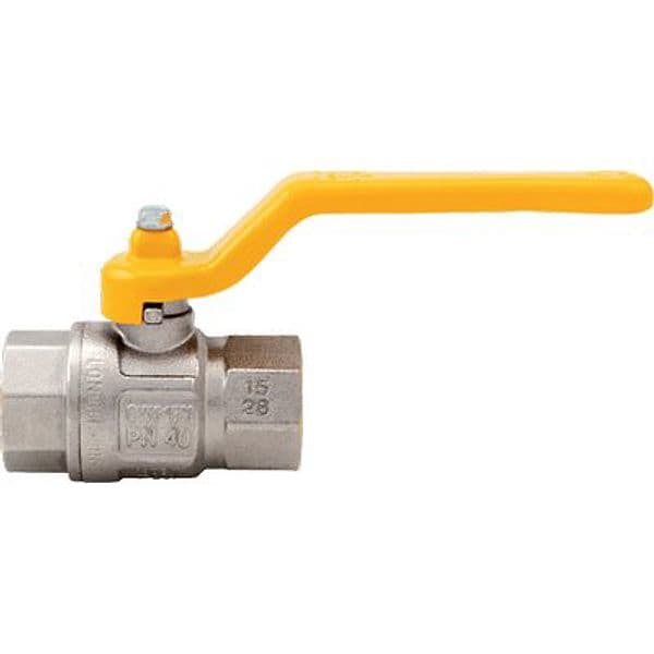 Valvola Sfera Gas con Leva Ff London 066 Itap Ottone Nichelato 4 F 2 Pezzi - 2