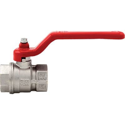 Valvola Sfera Normale Ff Leva Vienna 116 Itap Ottone Nichelato 2 F 5 Pezzi - 2
