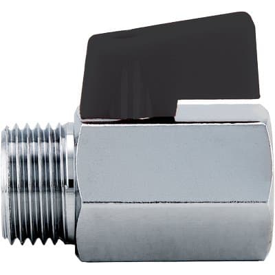 Valvola Mini a Sfera per Scaldacqua 126 Itap Ottone Cromato ?mf 5 Pezzi - 2