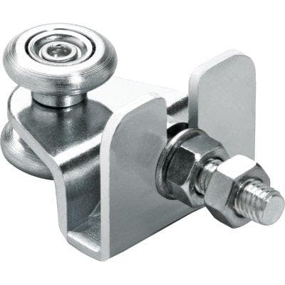 Carrello Scorrevole 38 Comunello Zincato 2 Ruote Ø 24 mm 2 Pezzi - 2