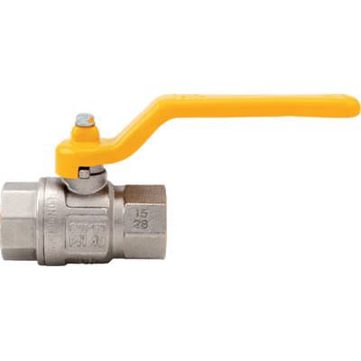 Valvola Sfera Gas con Leva Ff London 066 Itap Ottone Nichelato 2 F 2 Pezzi - 2