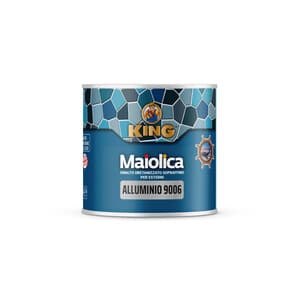 Smalto Maiolica Alluminio 9006 Esterni 100 g 6 Pezzi - 2