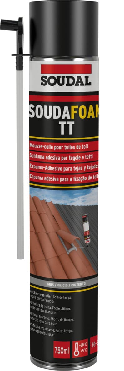 Schiuma Poliuretanica per Tetti Manuale Ml. 750 12 Pezzi Soudal - 2