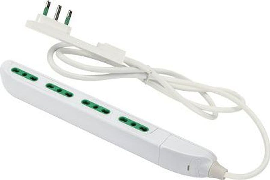 Multipresa Bipasso Slim Fme Bianco - 2
