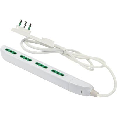 Multipresa Bipasso Slim Fme Bianco - 2