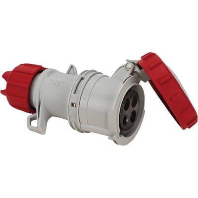 Presa Mobile Industriale Rossa Fme 3P con T 16A IP67 - 2