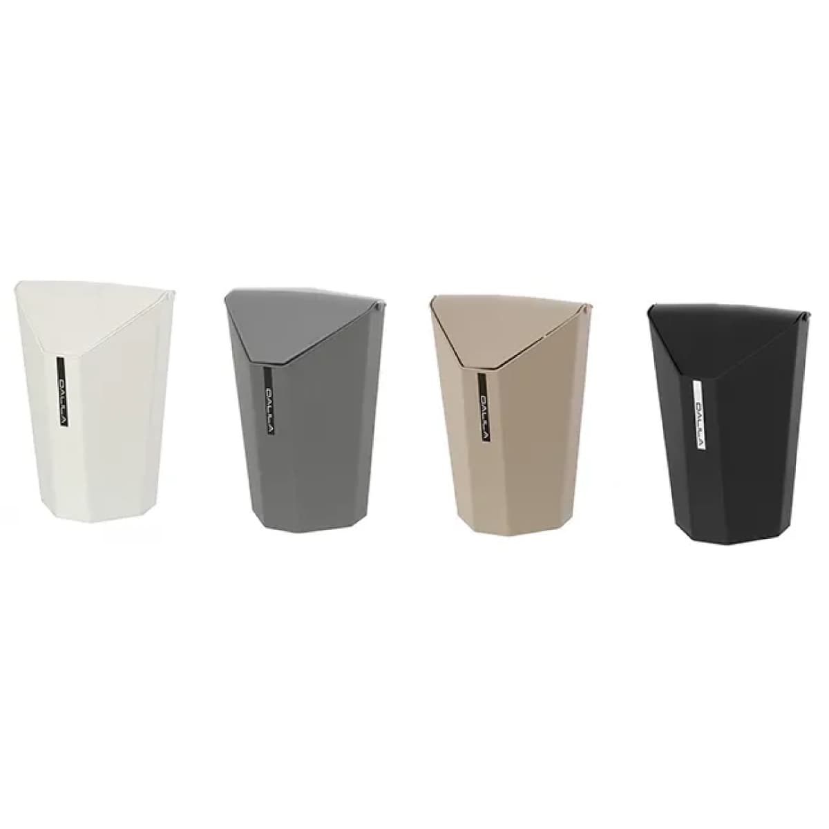 CESTINO SALVASAPZIO IN PLASTICA MODELLO DALILA DIM. CM(LXPXH):24X17X33  NERO   Idroweb - 2