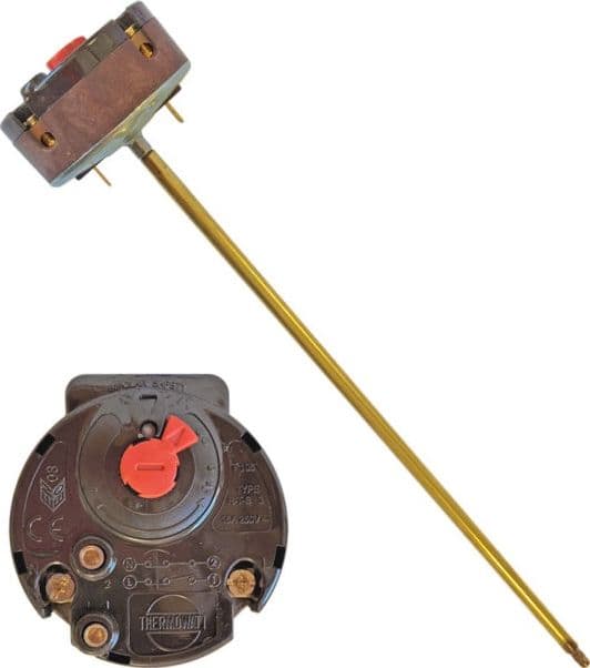 Termostato ad Asta per Scaldabagno 15A 250 V Thermowatt THTA53W - 2