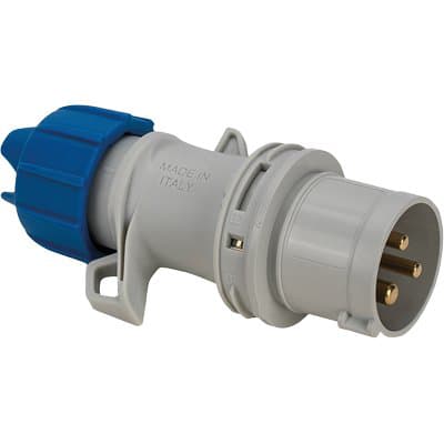 Spina Mobile Industriale Blu Fme 2P con T 16A IP55 2 Pezzi - 2