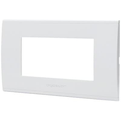 Placca Coprifrutti Abl Bianco Posti 4 140 x 85 mm 8 Pezzi - 2