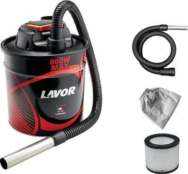 Bidone Aspiracenere Ashley 112 Lavorwash Watt 800 230 V 18 L - 2