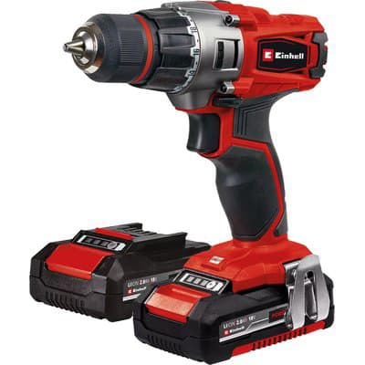Trapano Avvit Batteria Te Cd 18 x 2 Li Einhell X2 Ah 2,0 per Change 18 V - 2