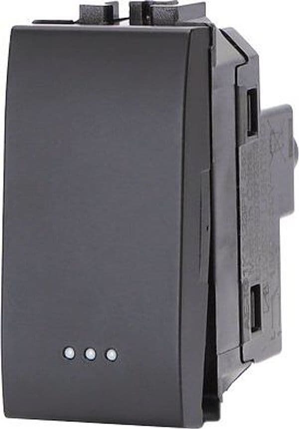 Deviatore Unipolare Abl Nero a 16 250 V 8 Pezzi – Aigostar