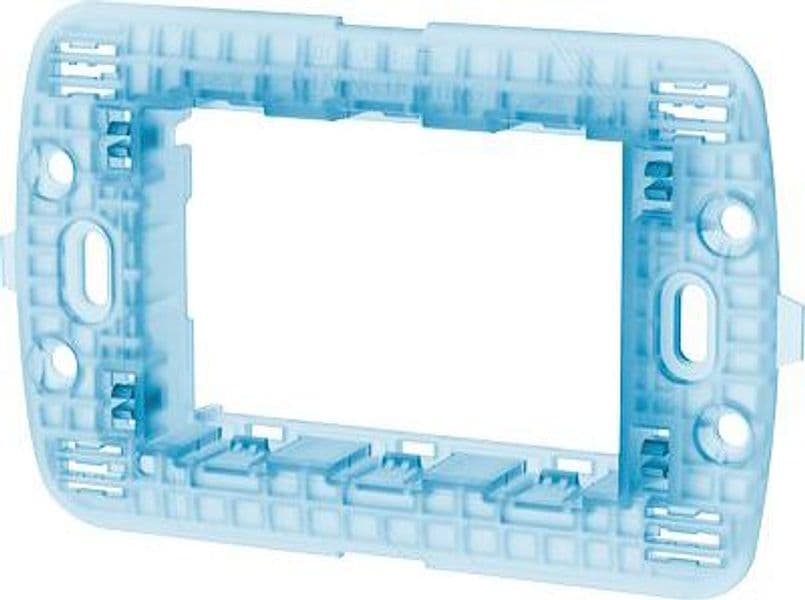 Supporto Frutti Abl Pc Blu Posti 3 8 Pezzi - 2