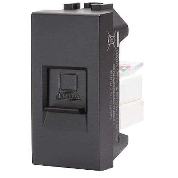 Presa Lan Abl Nero 8 Pezzi – Aigostar