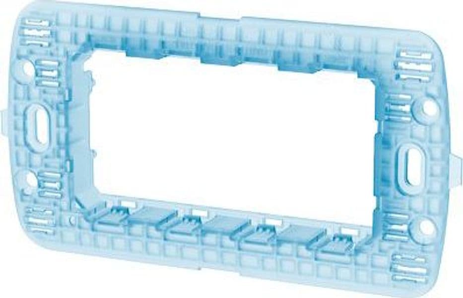 Supporto Frutti Abl Pc Blu Posti 4 8 Pezzi - 2