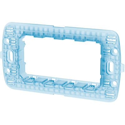 Supporto Frutti Abl Pc Blu Posti 4 8 Pezzi - 2