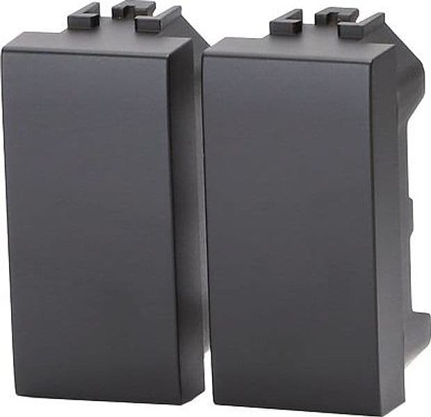 Tappo Copriforo Abl Nero 2 Pezzi - 2