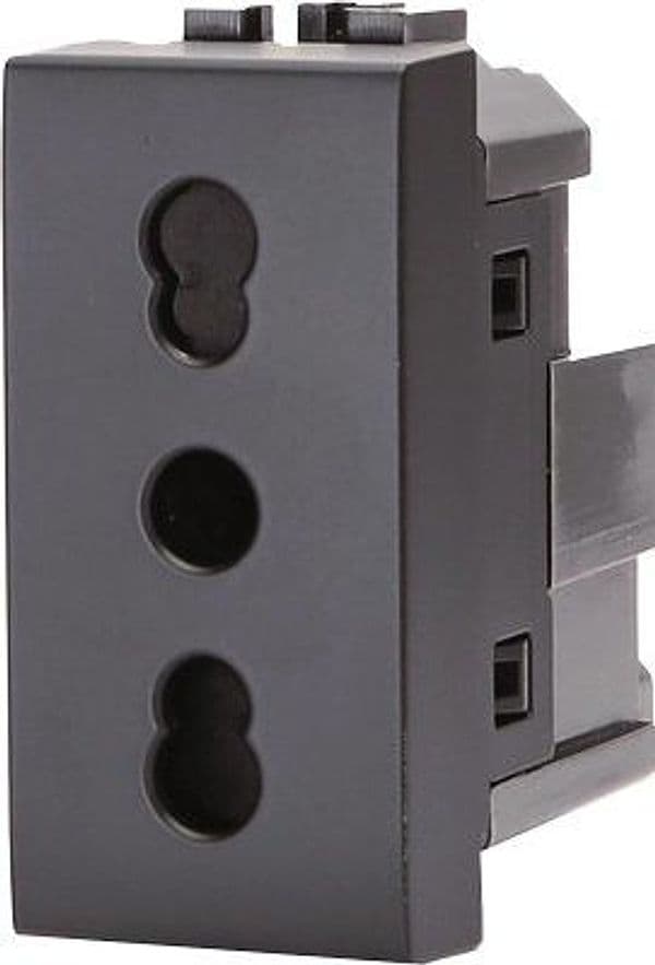 Presa Abl Nero a 10 a 16 2P con T 250 V 8 Pezzi – Aigostar