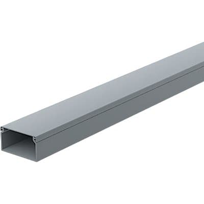Mini Canalina Passaggio Cavi PVC Bianco 2 m 20 x 10 mm 7 Pezzi - 2