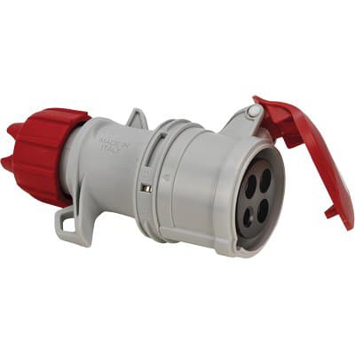 Presa Mobile Industriale Rossa Fme 3P con T 16A IP55 - 2