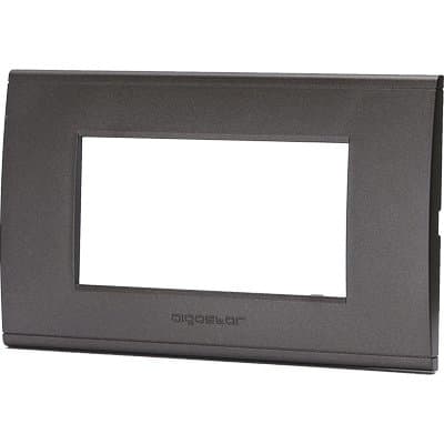 Placca Coprifrutti Abl Nero Posti 4 140 x 85 mm 8 Pezzi - 2