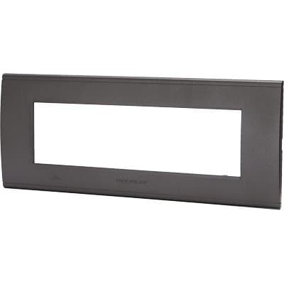 Placca Coprifrutti Abl Nero Posti 7 208 x 85 mm 8 Pezzi - 2