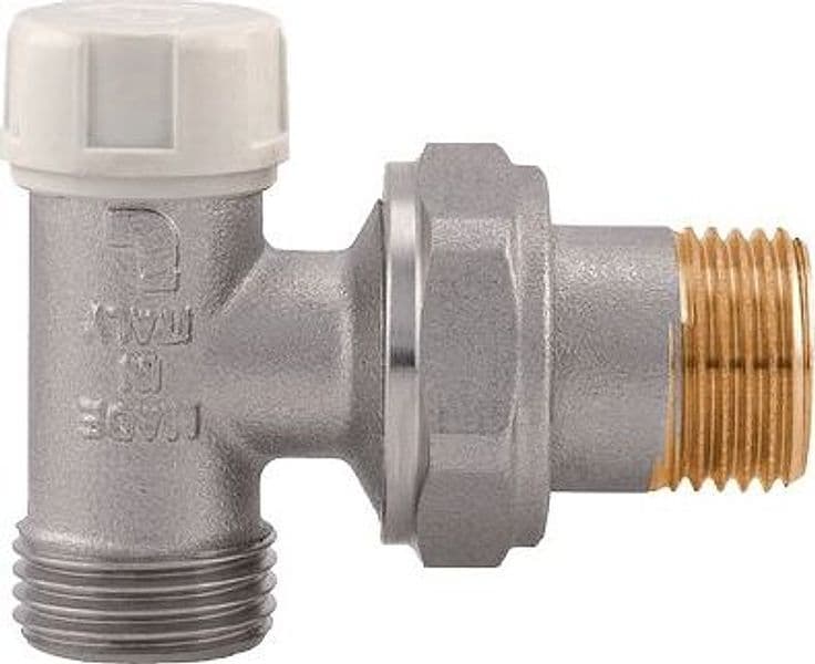 Detentore Angolare per Radiatore 397S Itap Ottone Nichelato 3 8 M 2 Pezzi - 2
