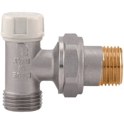 Detentore Angolare per Radiatore 397S Itap Ottone Nichelato 3 8 M 2 Pezzi - 2