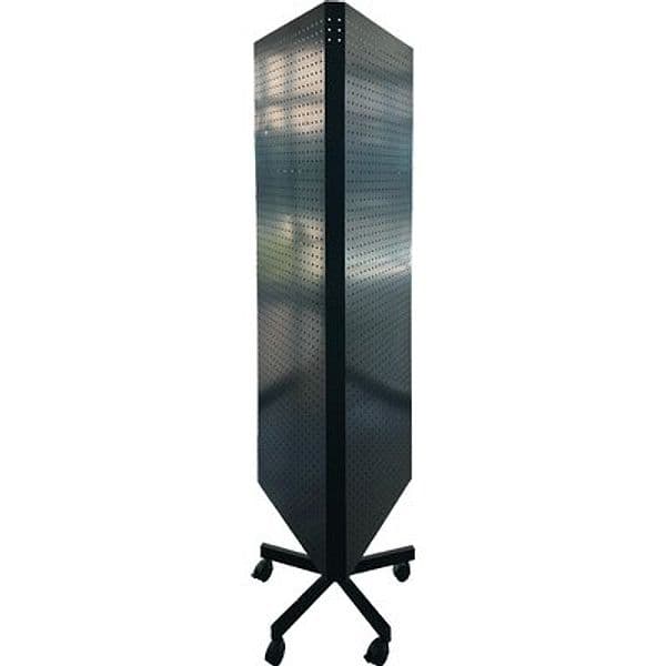 Espositore Trifacciale Pannello Forato Nero 149 x 49 x 175 cm - 2