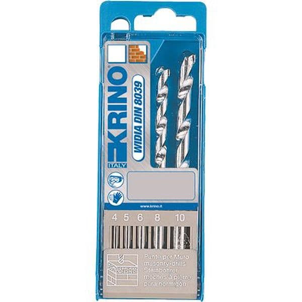 Punta Trapano Widia Standard 03001 Astuccio Krino 10 4 mm 5 Pezzi