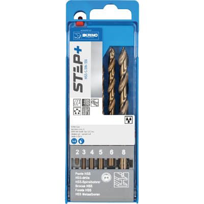 Punta Trapano Hss G Step con 01401 Astuccio Krino 8,0 2,0 mm 6 Pezzi - 2