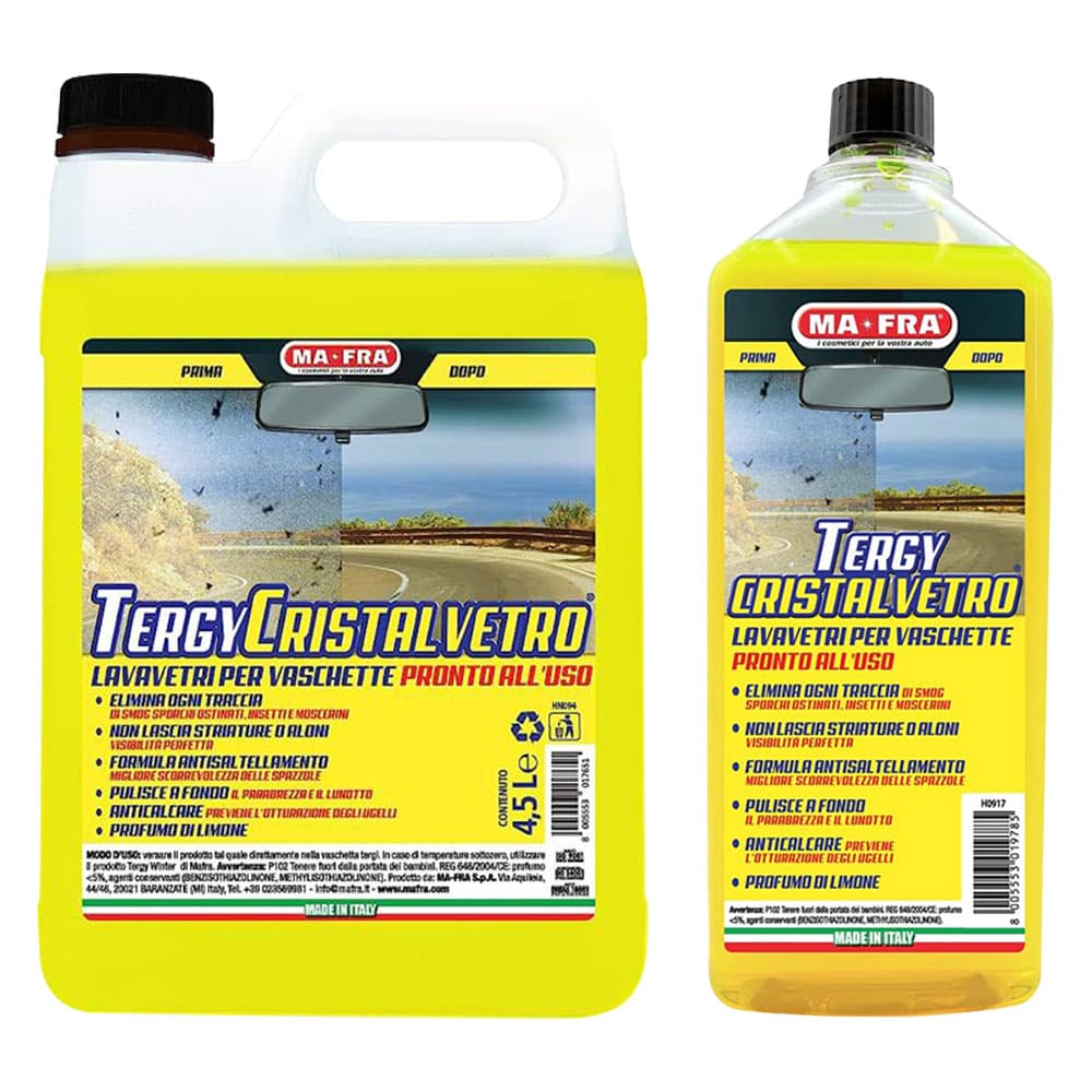 Lavavetri Liquido Ma fra Tergy Cristalvetro 1000 ml - 2