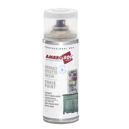 Bomboletta Spray Effetto Gesso Ambrosol 400 ml Rosa Cipria 6 Pezzi - 2