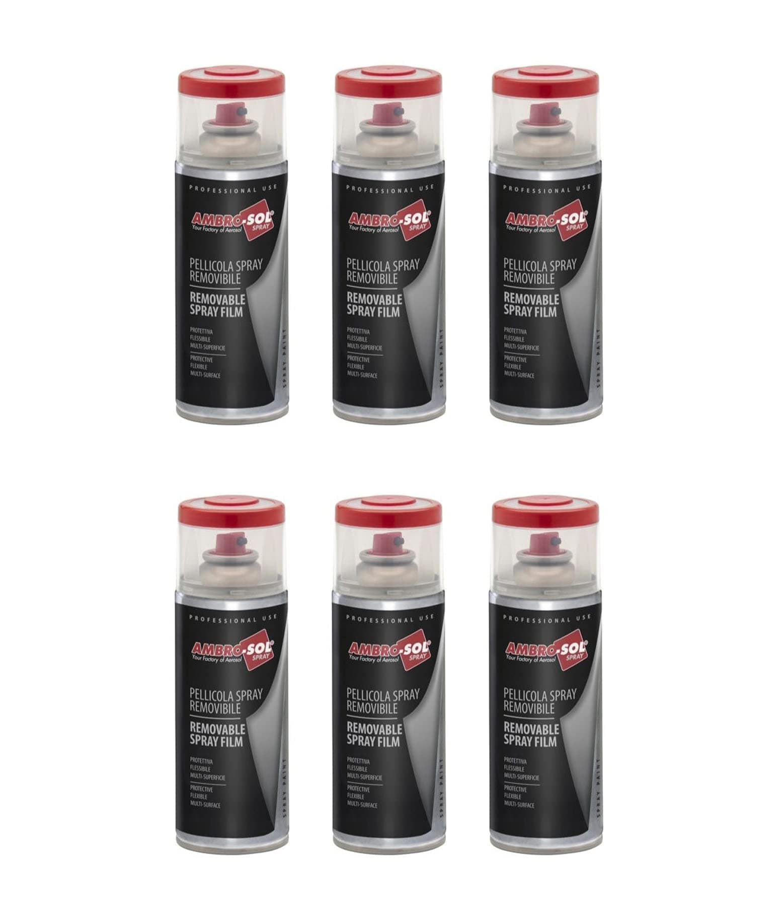 Bomboletta Spray Effetto Gesso Ambrosol 400 ml Rosa Cipria 6 Pezzi – Ambro-Sol