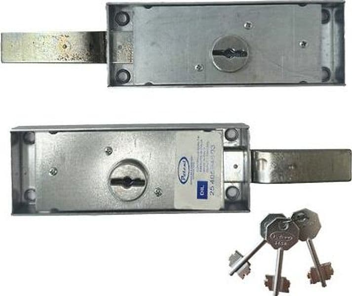 Serratura Serranda Applicare 1625 Zl Potent 2 Pezzi