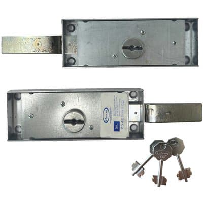 Serratura Serranda Applicare 1625 Zl Potent 2 Pezzi - 2