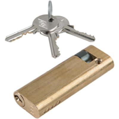 Mezzo Cilindro Ovale N0903 Yale Ottone Chiavi 3 60 con 16 76 mm - 2